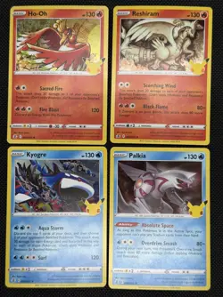 Pokemon TCG 25th Anniversary Celebrations Near Complete Base Set Cards 23 Total - Image 2