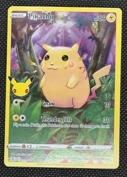 Pokemon TCG 25th Anniversary Celebrations Near Complete Base Set Cards 23 Total - Image 3