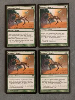 Kodama’s Reach MTG magic cards Champions 4x x4 NM-Mint-LP English Free Shipping! - Image 1
