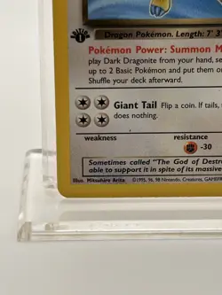 Dark Dragonite - 22/82 - Pokemon Team Rocket 1st Edition Rare Card WOTC NM - Image 4