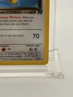 Dark Dragonite - 22/82 - Pokemon Team Rocket 1st Edition Rare Card WOTC NM - Image 5
