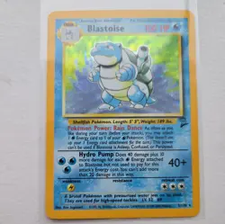 Blastoise 2/130 Holo Rare - Base Set 2 - Pokemon Card - SWIRL 🌀 - Image 1
