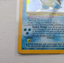 Blastoise 2/130 Holo Rare - Base Set 2 - Pokemon Card - SWIRL 🌀 - Image 4