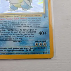 Blastoise 2/130 Holo Rare - Base Set 2 - Pokemon Card - SWIRL 🌀 - Image 5