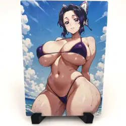 Demon Slayer Shinobu Kocho Sexy Hot Anime Waifu Girl Lewd Goddess Story Art Card - Image 2