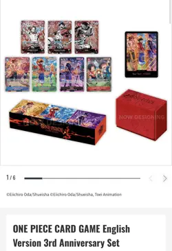 ONE PIECE CARD GAME English Version 3rd Anniversary Set - Image 1
