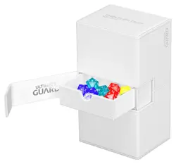 Ultimate Guard Twin Flip n Tray Monocolor White 200+ Xenoskin Deck Case Card Box - Image 5