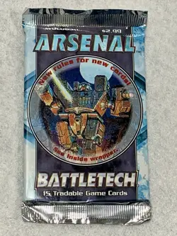 Battletech Arsenal TCG 15 Card Booster Pack New WOTC FASA Wizards of the Coast - Image 1