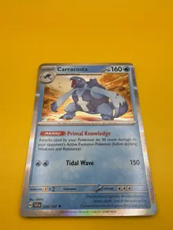 Carracosta 038/142 Holo Rare Stellar Crown Pokemon Card NM - Image 2