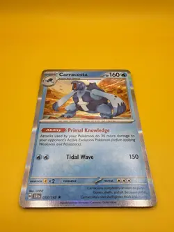 Carracosta 038/142 Holo Rare Stellar Crown Pokemon Card NM - Image 3