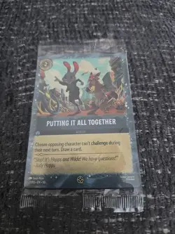 Zootopia 2 “Putting It All Together” Disney Lorcana Promo Trading Card SEALED - Image 1