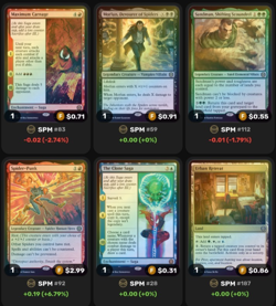 (13) Spider-Man Magic The Gathering MTG Rare FOIL Card Lot (All Cards NM) - Image 3
