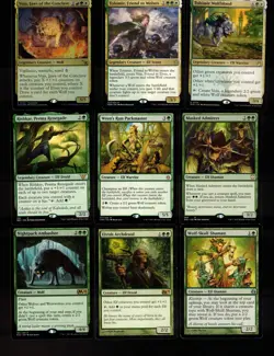 Wolves & Elves!-100 Card Magic the Gathering Commander Deck-Rare-Mythic-MTG - Image 1