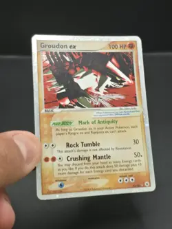 Pokemon Groudon EX Holo Card Hidden Legends Series 93/101 - Image 4