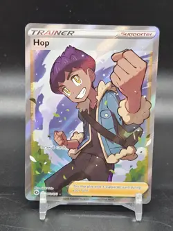 Pokemon TCG Hop Full Art Trainer Card Ultra Rare, 073/073 Champions Path 🔥 - Image 1