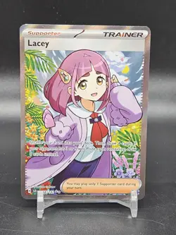 Pokemon TCG Lacey Special Illustration Stellar Crown Rare Card 166 /142 NM Mint - Image 1