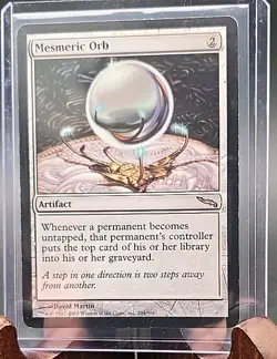 Mesmeric Orb Mirrodin MTG Regular Moderately Played - Image 3