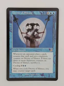 Decree of Silence - NM - Scourge - MTG - Image 1