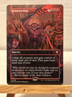 Insurrection (Borderless) Commander Masters Regular - Image 1