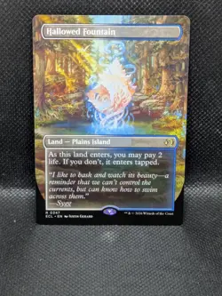Hallowed Fountain - R0347 Reg (Borderless) Lorwyn Eclipsed - MTG - NM - Image 1