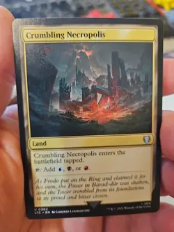 MTG - The Lord of the Rings - Crumbling Necropolis - NM - NF - Image 1