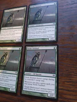 4x Nettle Sentinel Eventide Common MTG NM/LP - Image 3