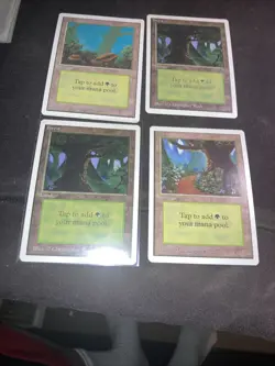 MTG Unlimited 2ED Lot 20 Basic Lands NM++ Unplayed - Image 2