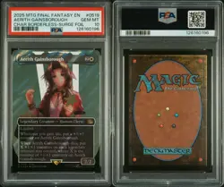 2025 MTG Final Fantasy Aerith Gainsborugh Char Borderless Surge Foil PSA 10 - Image 3