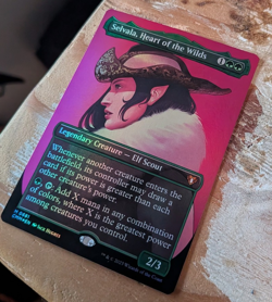MTG Selvala, Heart of the Wilds Commander Masters Borderless FOIL NM - Image 1