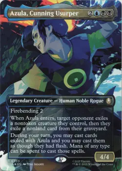 Azula, Cunning Usurper (Borderless) - FOIL Avatar: The Last Airbender 303 - MTG - Image 1