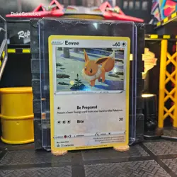 Eevee HD Swirl Promo Sword & Shield Cosmos Holo Pokemon TCG Black Star - Image 5