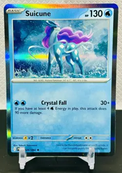 2025 Pokemon Gaming Phantasmal Flames - PFL EN Suicune 026/094 REVERSE HOLO Rare - Image 1
