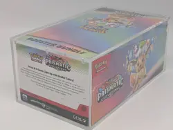 Pokemon SV8.5 Prismatic Evolutions Sealed Booster Bundle Display W/Acrylic Case - Image 3