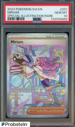 2023 Pokemon SVI EN Special Illustration Rare #251 Miriam PSA 10 MINT - Image 1