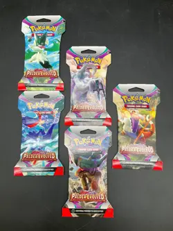 Lot of (35) Pokemon Scarlet & Violet Paldea Evolved Sleeved Booster Packs Sealed - Image 2