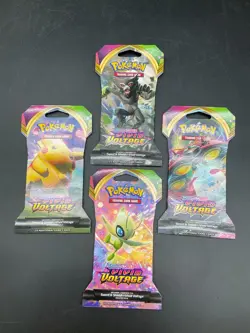 Lot of (15) Pokemon Sword & Shield Vivid Voltage Sleeved Booster Packs Sealed - Image 2