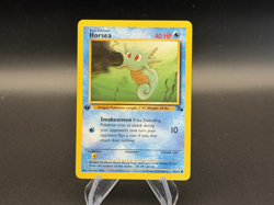 Horsea - 1st Edition - 49/62 Fossil Set - Pokemon TCG - 1999 - Image 1