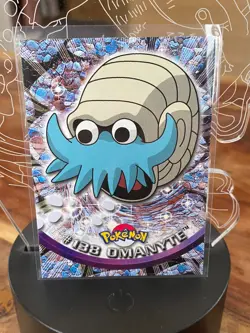 Omanyte #138 - Blue Logo - 1999/2000 Pokemon Topps TV Animation - Image 1