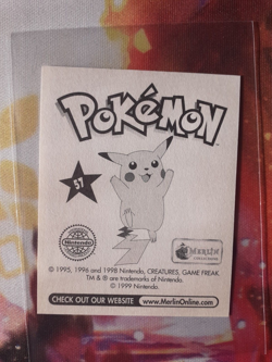 Primeape #57 1999 Merlin Pokemon Sticker LP-NM - Image 2