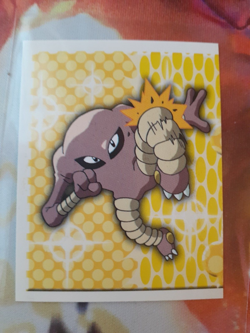1999 Pokemon Hitmonlee #176 Merlin Sticker LP-NM - Image 1