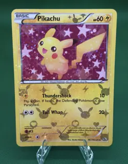 Pokemon TCG Pikachu RC7/RC25 Radiant Collection Holo 2013 Legendary Treasures - Image 1