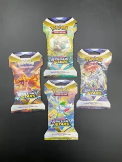 Lot of (47) Pokemon Sword & Shield Brilliant Stars Sleeved Booster Packs Sealed - Image 2