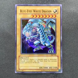 NM Blue-Eyes White Dragon JMP-001 Ultra Rare YuGiOh 620 - Image 1
