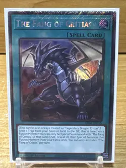The Fang of Critias - RA04-EN255 - Platinum Secret Rare - 1st Edition NM Yugioh - Image 1