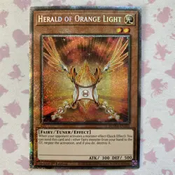 Yu-Gi-Oh! TCG Herald of Orange Light BLMM-EN103 Starlight Rare - Image 1