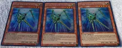 Yugioh 3x Star Seraph Scepter WSUP-EN018 Prismatic Secret Rare 1st Ed NM Playset - Image 5