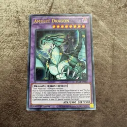Amulet Dragon - DLCS-EN005 - Ultra Rare 1st Yugioh LP - Image 1