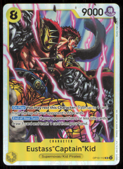 One Piece Eustass"Captain"Kid (112) (OP10-112/162) OP10 Royal Blood NM FOIL - Image 1