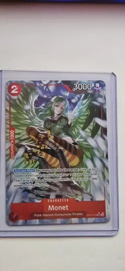 Monet OP10-016 SR Alt Art (Parallel) English One Piece NM - Image 1