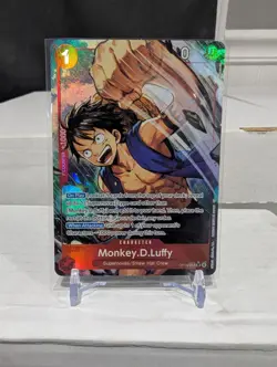 ONE PIECE TCG Monkey D. Luffy (Alt Art) OP14-013 SR The Azure Sea's Seven - Image 1